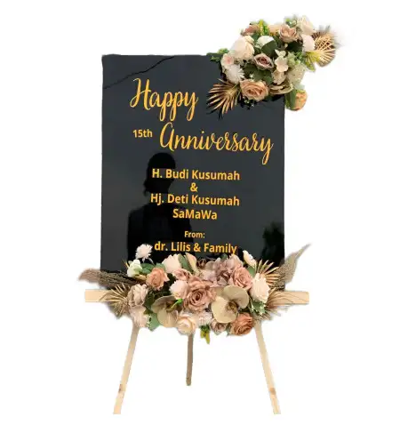 Papan Bunga Akrilik Cluring